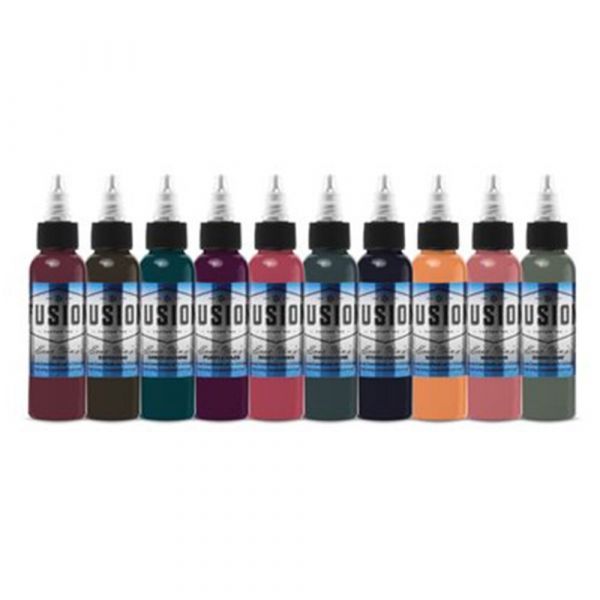 Fusion Tattoo Ink Evan Olin Signature Set 1oz Justat Tattoo Supplies