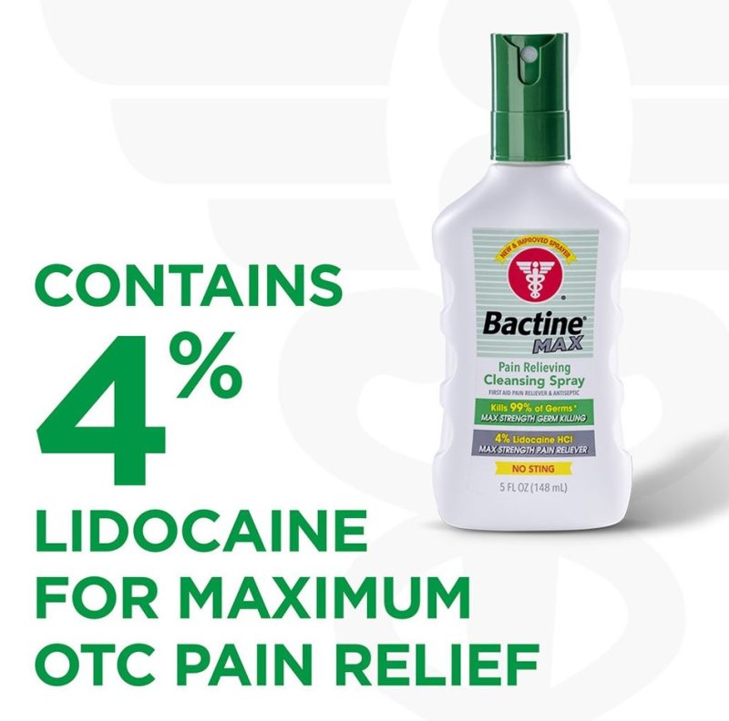 Bactine Maximum Strength Pain Relieving Antiseptic Spray 5 oz