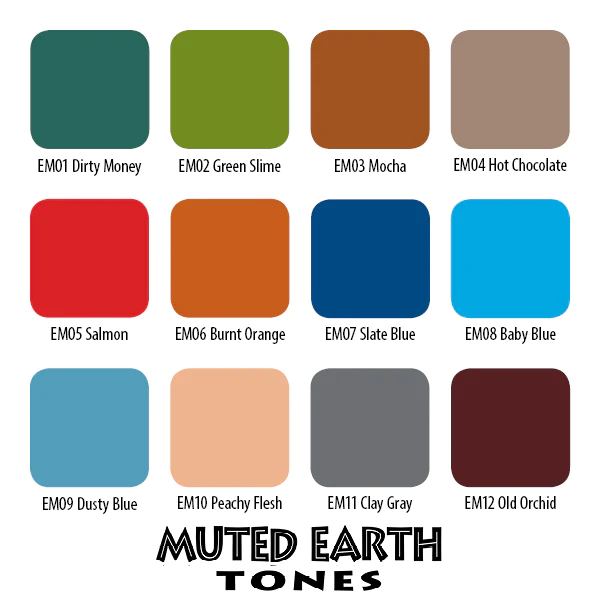 Eternal Ink Muted Earth Tones Set - 1oz 2