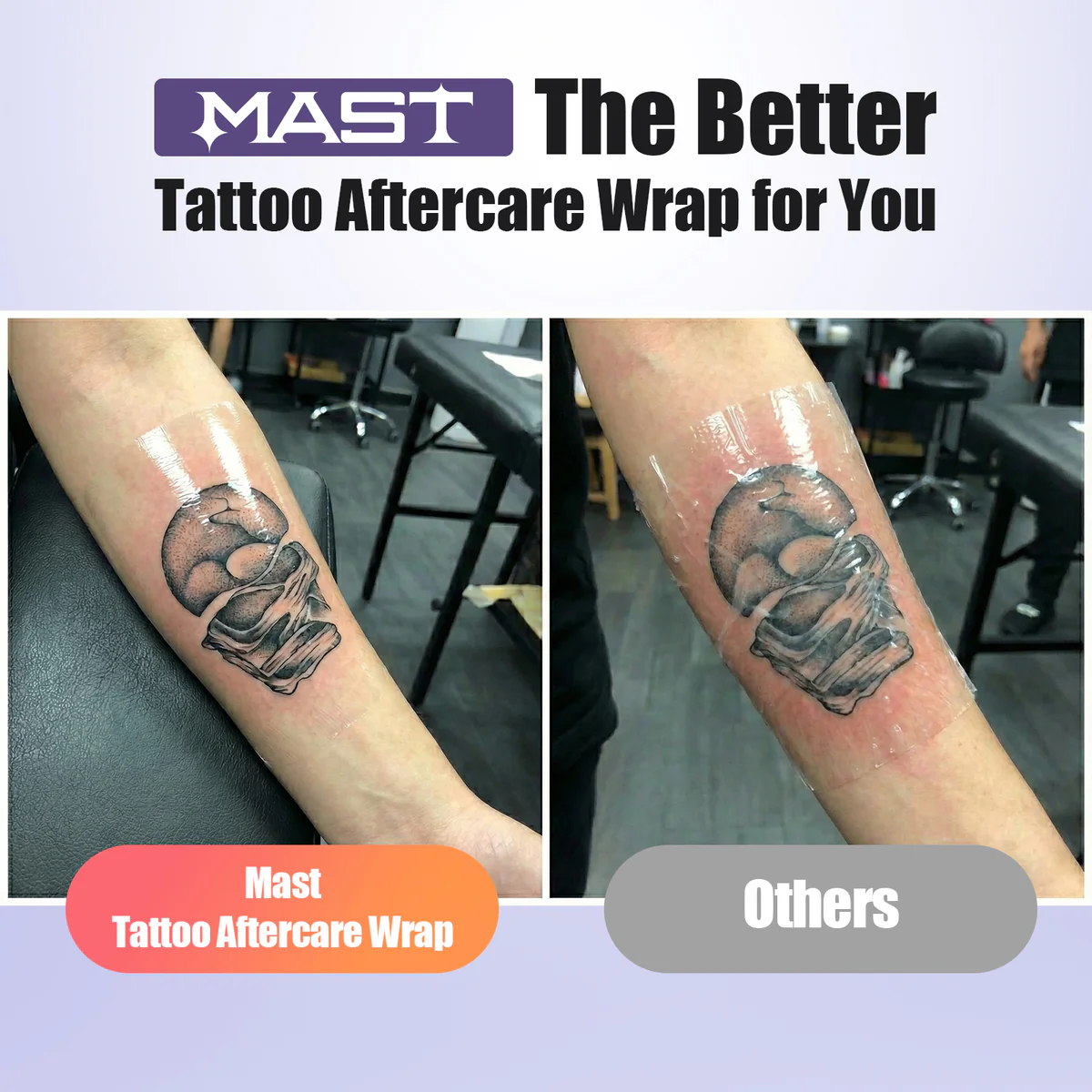 Mast Tattoo Aftercare Wrap Dual-Tear Tattoo Protection Film PHOTO