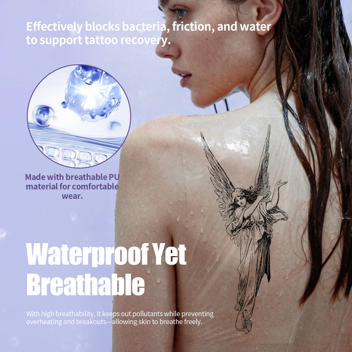 Mast Tattoo Aftercare Wrap Dual-Tear Tattoo Protection Film PHOTOs